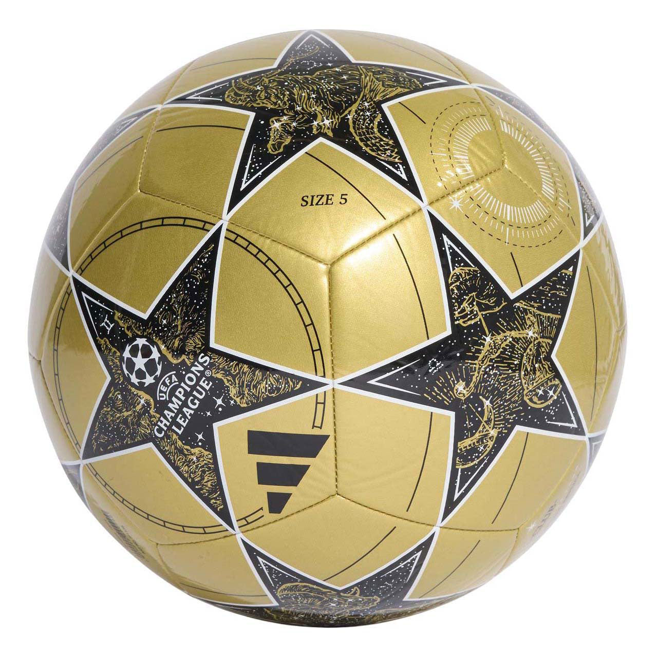 Das adi Champions-League-Fußball – Gold