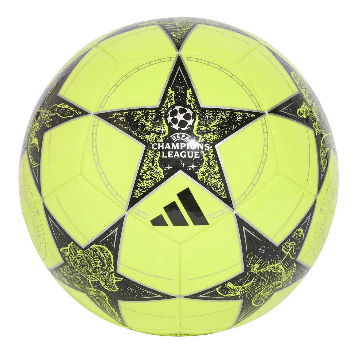 Der adi Champions-League-Fußball – gelb