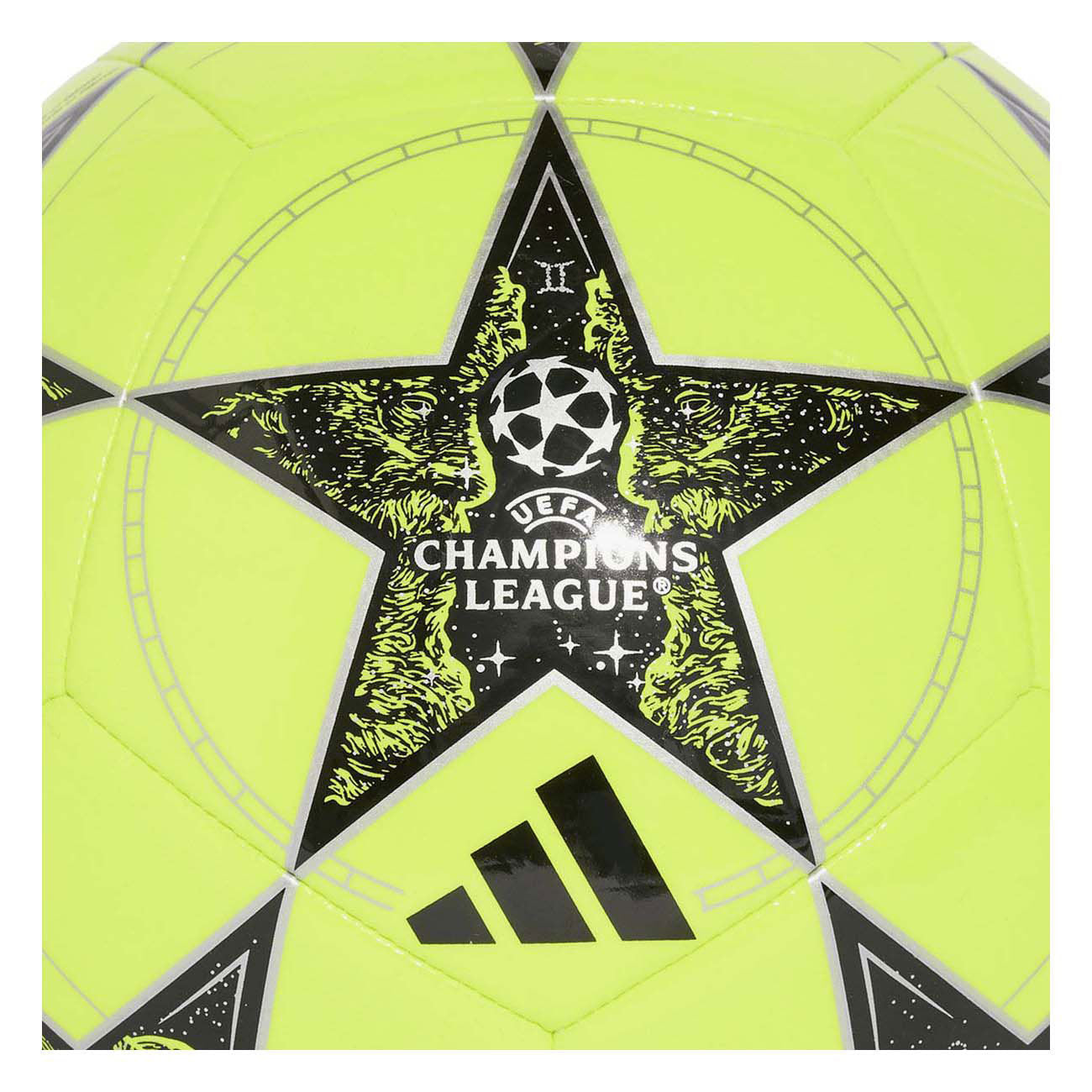 Der adi Champions-League-Fußball – gelb