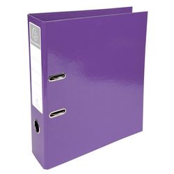 Ordner Exacompta Iderama A4 70 mm Karton vertikal lila 2-Ring 53626e 10 Stück