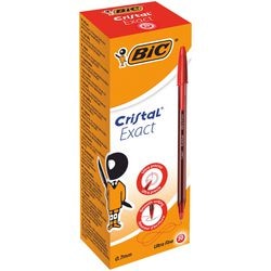 Kugelschreiber rot Bic Cristal Exact