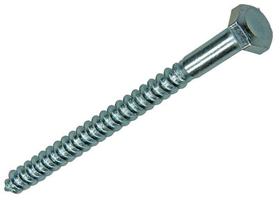 Mack 1007034 - Holzgewindebolzen Stahl verzinkt 100 Stück 6 x 80 mm | 1 Stk