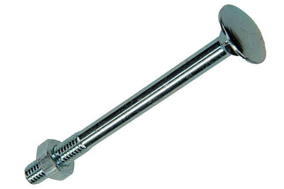 Mack 1007054 - Holzbolzen + Mutter verzinkt 100 Stück 6 x 70 mm | 1 Stk