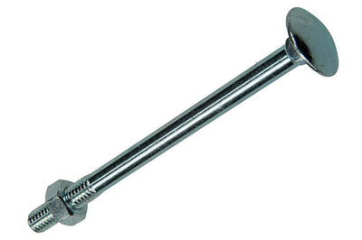Mack 1007055 - Holzbolzen + Mutter verzinkt 100 Stück 6 x 80 mm | 1 Stk