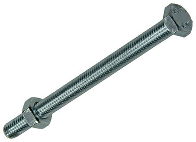 Mack 1007076 - Hahnschraube + Mutter verzinkt 100 Stück 6 x 80 mm | 1 Stk