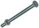 Mack 1007076 - Hahnschraube + Mutter verzinkt 100 Stück 6 x 80 mm | 1 Stk