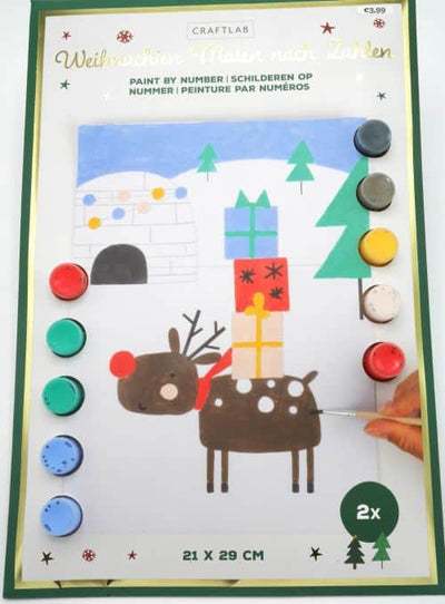 Intro-Weihnachtsset Farbe nach Zahlen