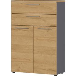 Schrank Germania 4233-564 Graphit, Eiche