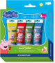 Staedtler Peppa Pig x Noris Junior Fingerfarbe – Set mit 4 Tuben