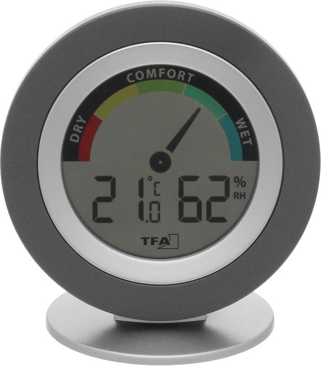 Tfa-dostmann tfa digitales Thermo-Hygrometer – rund