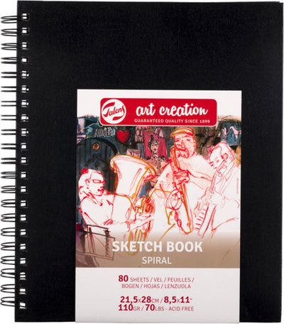 Talens Art Creation Sketchbook Spiral 21.5x28cm 110g 80V