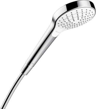 Hansgrohe Croma S – Handbrause – Auswahl per Knopfdruck – Weißchrom