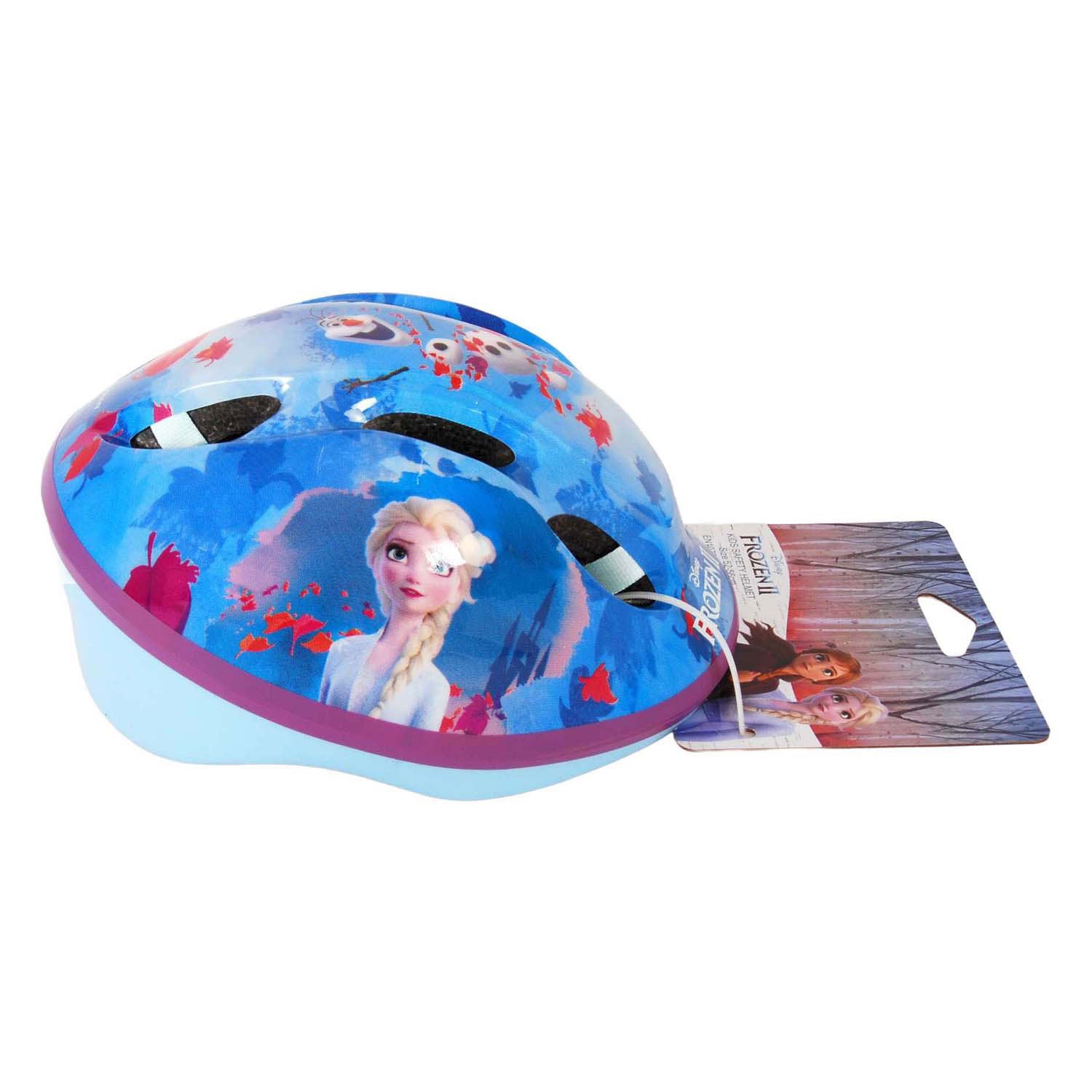 Disney Frozen Bicycle Skate Helm Blue Pink Größe 51-55 cm