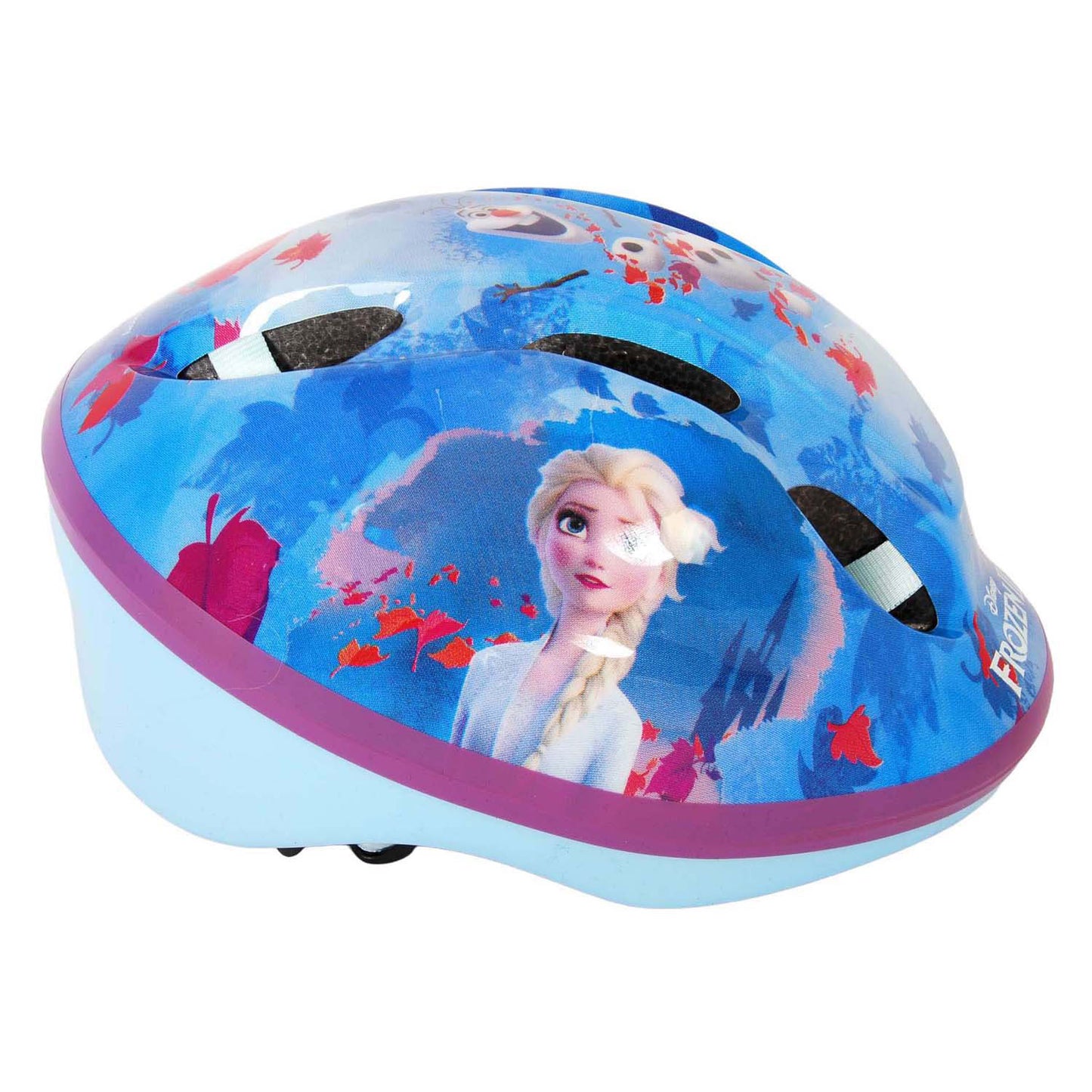 Disney Frozen Bicycle Skate Helm Blue Pink Größe 51-55 cm