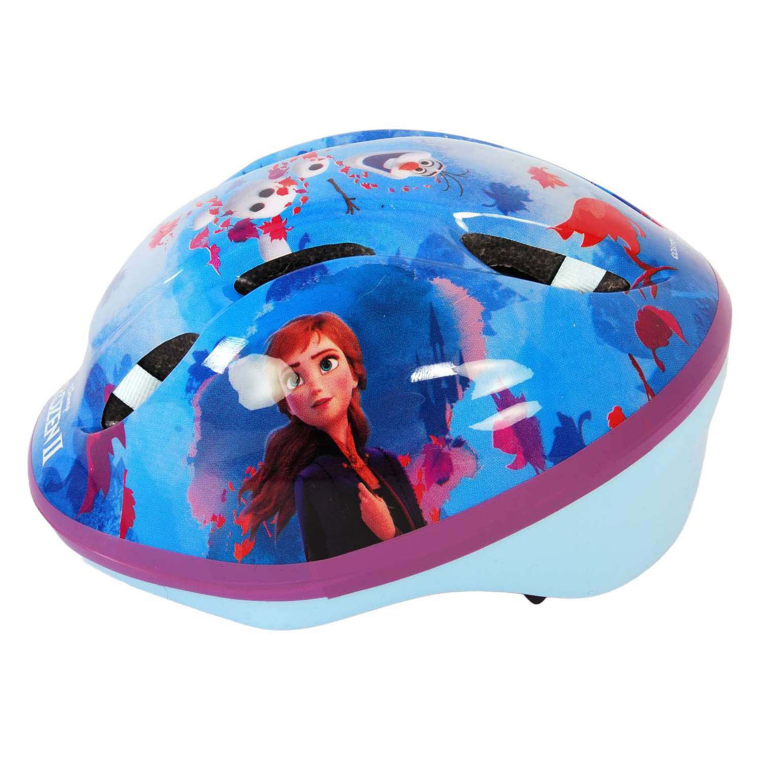 Disney Frozen Bicycle Skate Helm Blue Pink Größe 51-55 cm