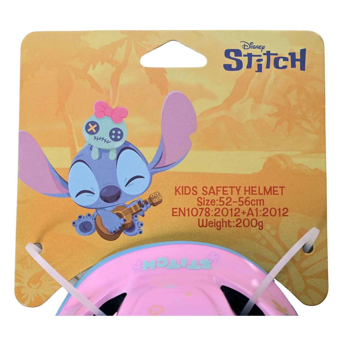 Stich Kinderhelm Disney Stitch rosa 52-56cm