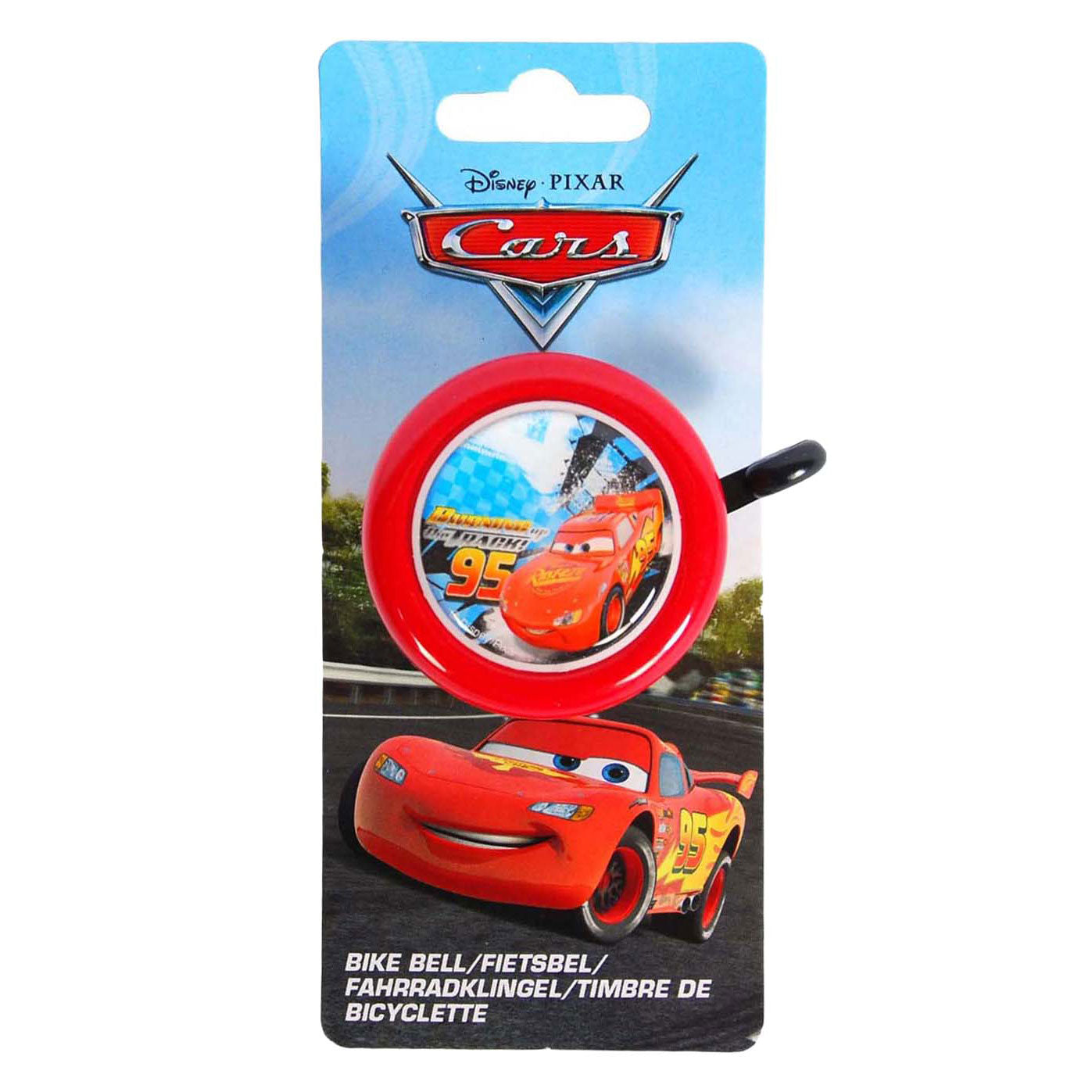 Fahrradklingel Cars rot 54 mm