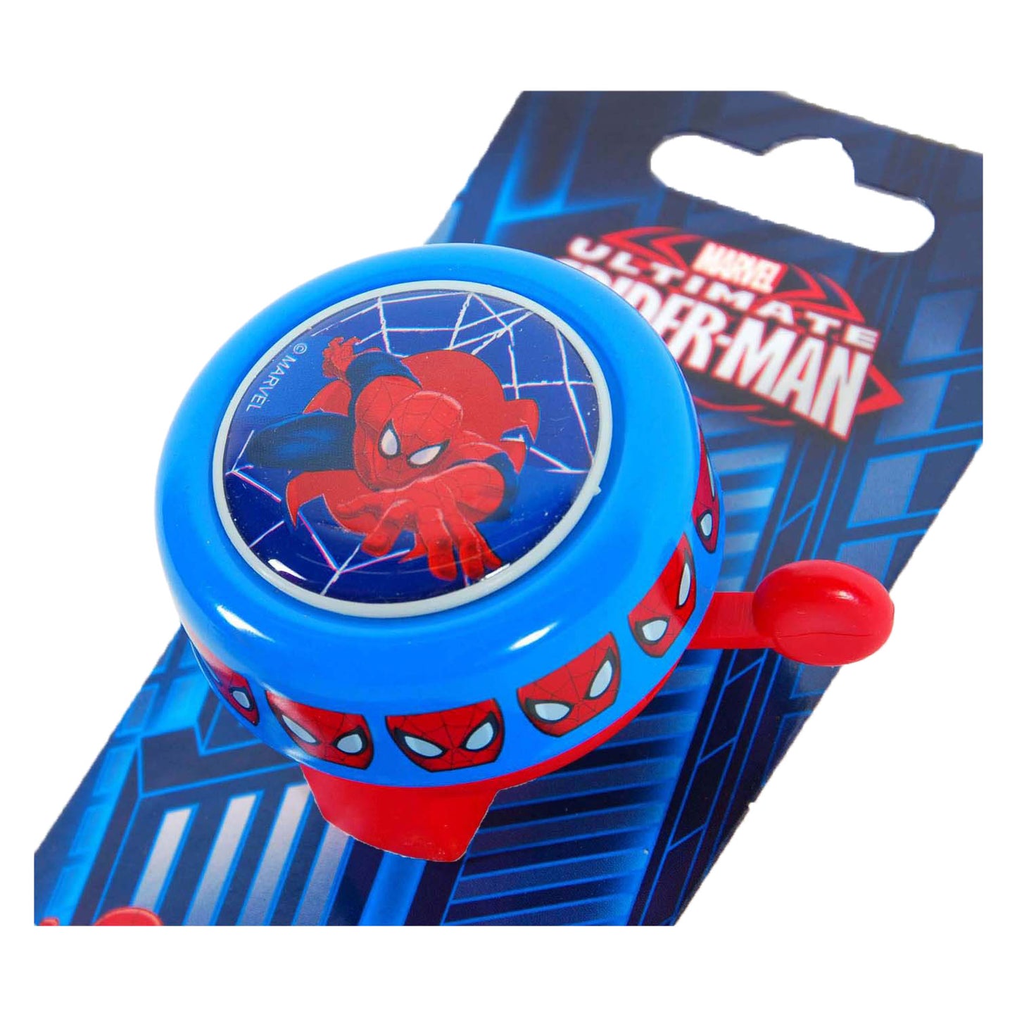Fahrradglocke Spider-Man Blue Red 54 mm