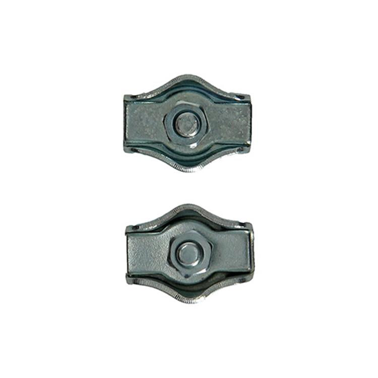Mack 1008478 - 2 Stahldrahtklemmen 3mm Simplex verzinkt | 10 Stück