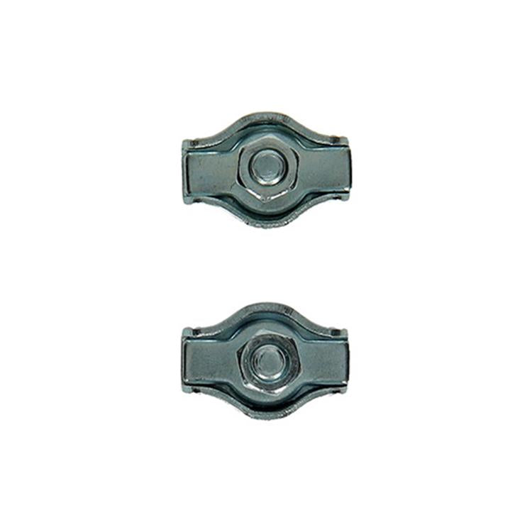 Mack 1008482 - 2 Stahldrahtklemmen 2mm Simplex verzinkt | 10 Stück