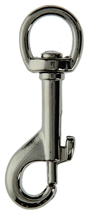 Mack 1008487 - 1 Karabinerhaken 13 x 68mm vernickelt | 10 Stück