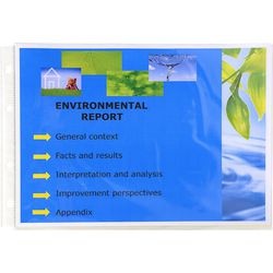 Perforierte Showtaschen Exacompta 5734e transparentes Polypropylen