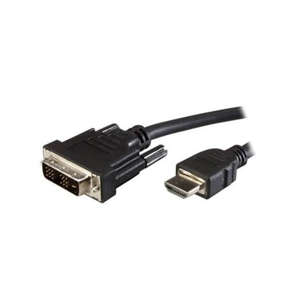 Adj adj 300-00035 a V Kabel, DVI 19-pin-> HDMI, M M, 2,0 m, Schwarz