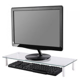 Neomounts Neomounts Nmonitor10 LCD CRT Monitor Standard Lifter, 25 kg Max, transparente moderne Desi - afbeelding 1