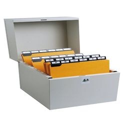 Karteikarte Exacompta 54728e grau
