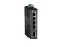 LevelOne LevelOne IES-0500 Fast Ethernet Unmanaged Switch [5x 10 100 Mbit / s RJ45, QoS, IP30, DIN-RAIL]