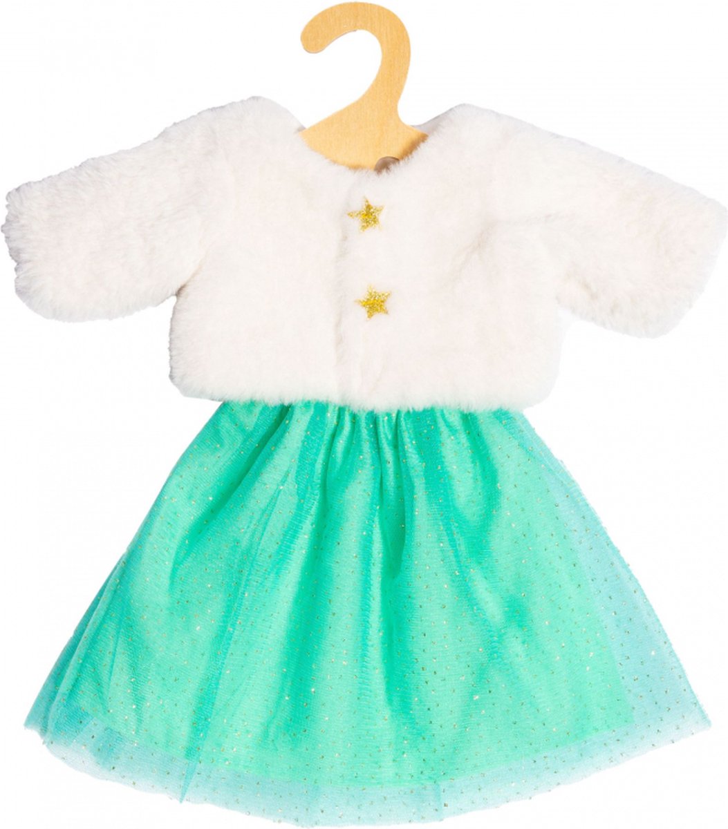 Puppenjacke Plüsch mit Rock, 35-45 cm