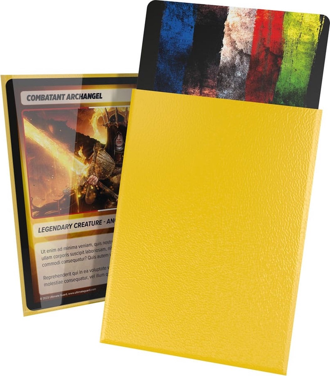 Ultimate Guard Cortex-Ärmel Standardgröße (100) – gelb