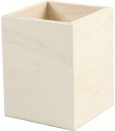 Creativ Company Stiftebox, H: 9,5 cm, Maße 7,5x7,5 cm, 1 Stück
