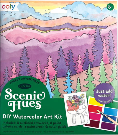 Ooly – malerische Farbtöne – d.i.y. Aquarell-Kunstset – Waldabenteuer