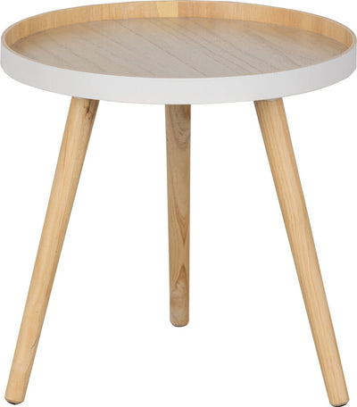 Woood Sasha Beistelltisch – MDF – Natur – 41 x 41 x 40,5
