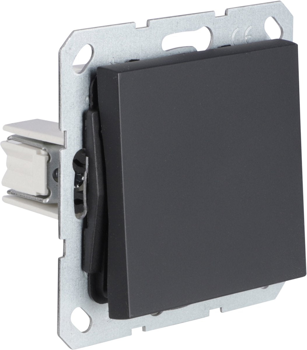 Q-Link Q-Link S-Line Einbau-Kreuzschalter schwarz