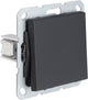 Q-Link Q-Link S-Line Einbau-Kreuzschalter schwarz