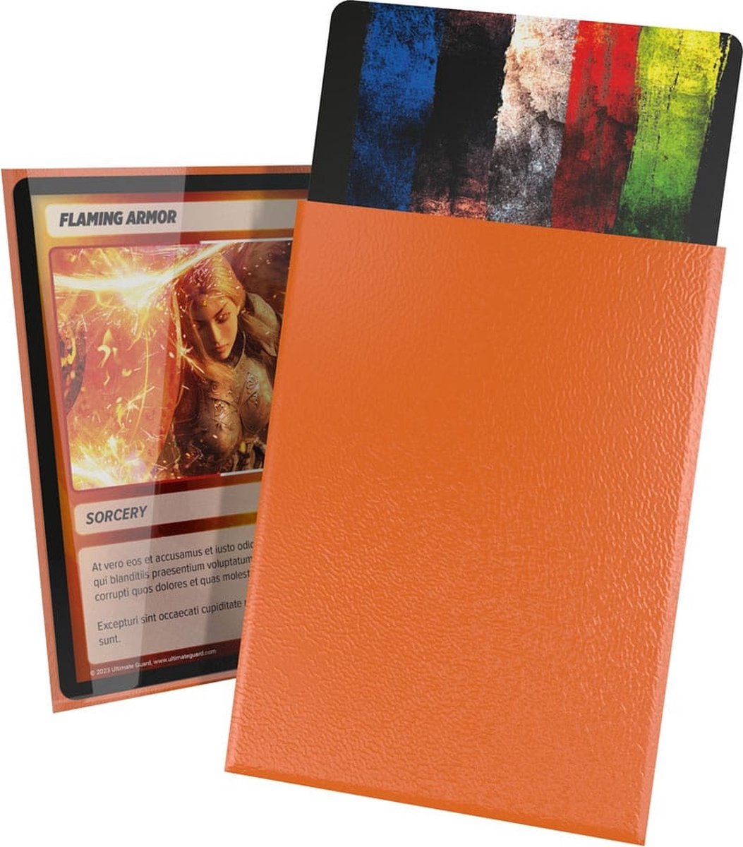 Ultimate Guard Cortex-Ärmel Standardgröße (100) – Orange