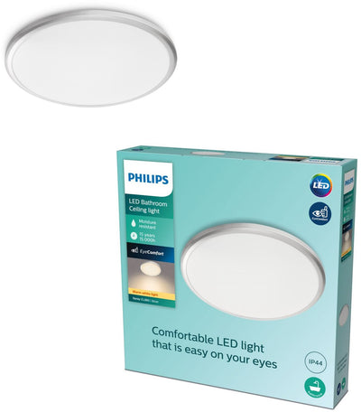 Philips LED Philips Spray Badezimmer-Deckenleuchte – Chrom – klein – 12 W