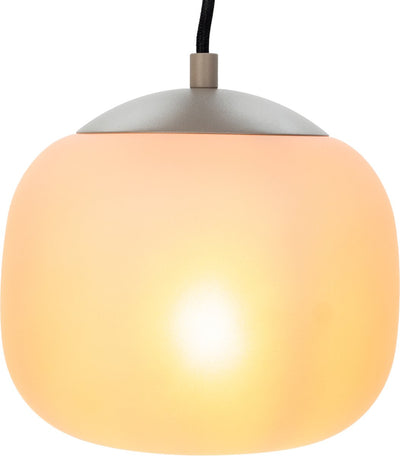 Eglo Cominio Hängelampe - e27 - ø 18,5 cm - sandfarben | Taupe - Glas