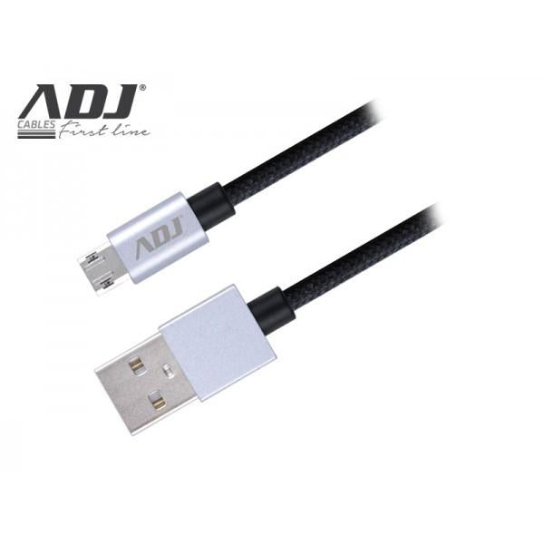 Adj adj 110-00089 Reversible USB 2.0 MICRO USB-Kabel AI219, 1,5 m, Nylon