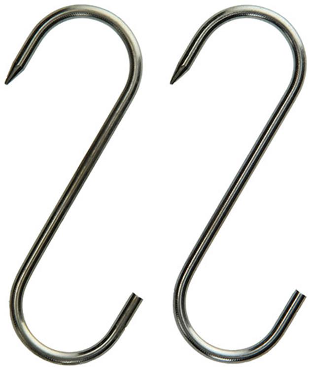 Mack 1008566 – 2 verzinnte Fleischhaken 5,2 x 140 mm | 10 Stück