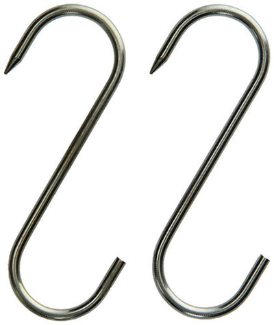Mack 1008566 – 2 verzinnte Fleischhaken 5,2 x 140 mm | 10 Stück