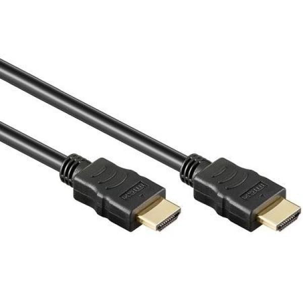 Adj adj 300-00043 HDMI A V-Kabel, HDMII> HDMI, M M, Hochgeschwindigkeit, Bildschirme, 3M, Schwarz