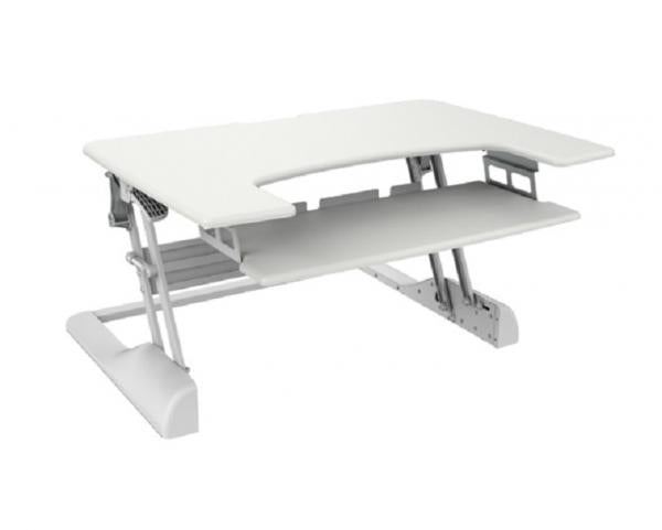Neomounts Neomounts NS-WS100WHITE SIT SIT STANDWORKPLACK 1 Monitor, 15 kg, Höhe einstellen: 130 500