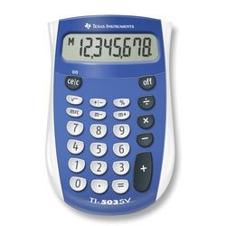 Taschenrechner ti-503sv blau 8 Zeichen