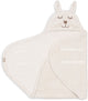 Jollein Baby-Wickeldecke – 100 x 105 cm – Bunny Cloudy Rib – Haferflocken