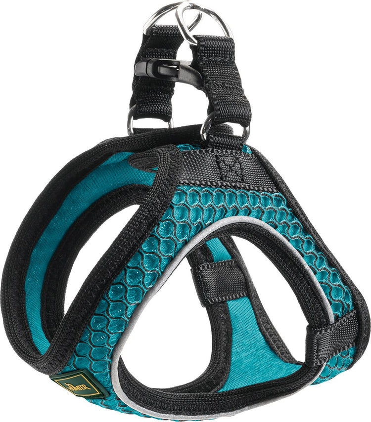 Hunter Hundegeschirr Hilo-Comfort Türkis Größe xxs (26-30 cm)