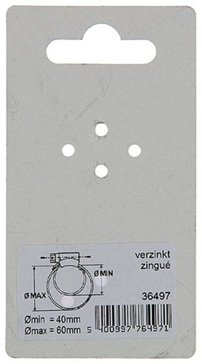 Mack 1044049 – verzinkter Spannring (2) 40–60 mm | 10 Stück
