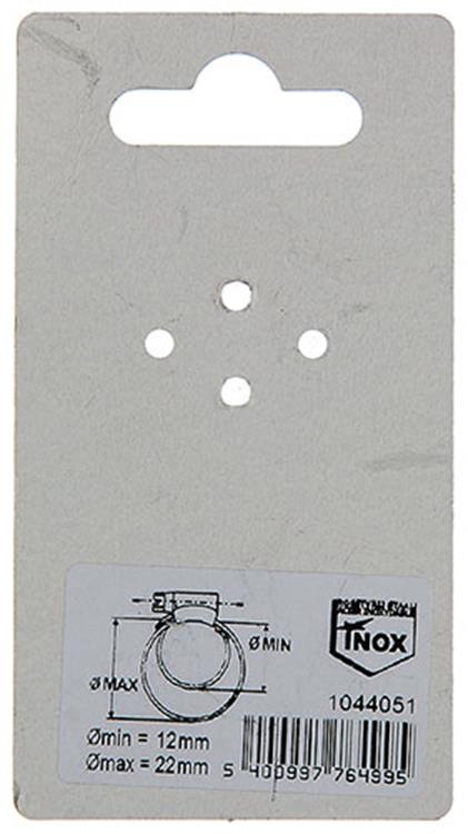 Mack 1044051 – Edelstahl-Spannring (2) 12–22 mm | 10 Stück